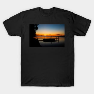 Sunrise over Rice lake T-Shirt